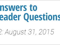 Reader Questions #2