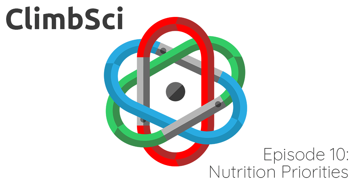 ClimbSci Episode 10: Climbing Nutrition Priorities